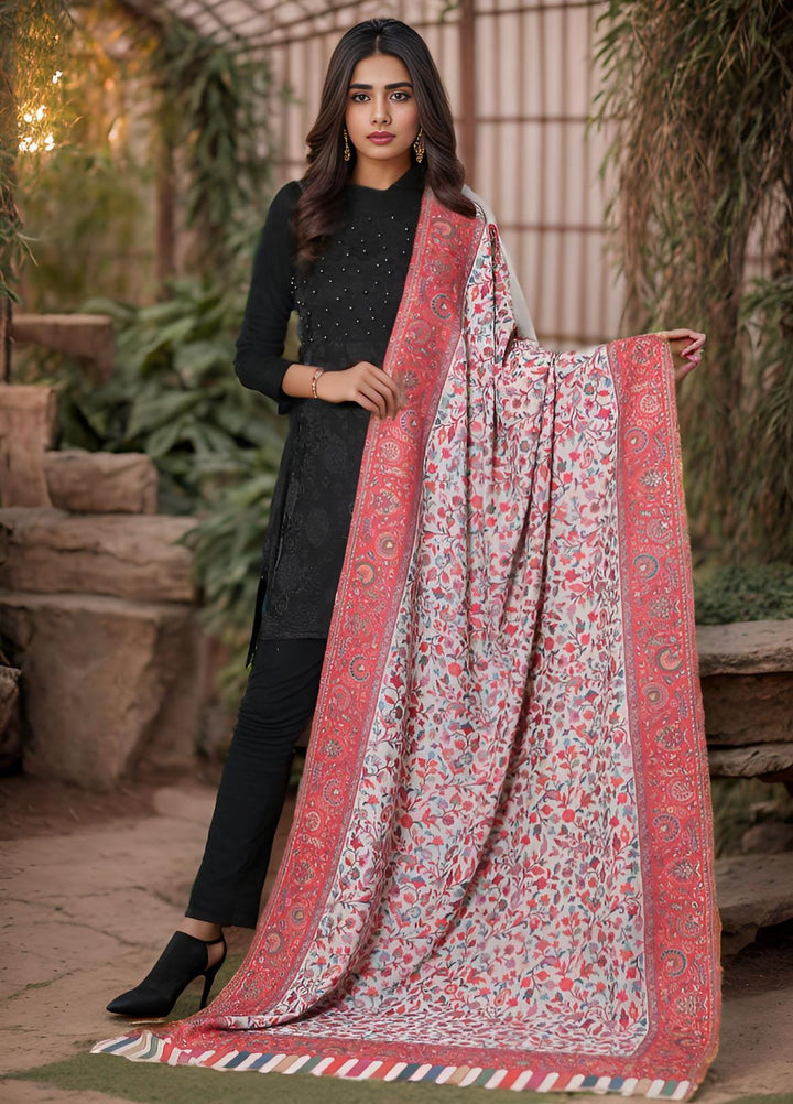 Sanaulla Exclusive Range  Pashmina  Mama D-03 Multi 05 - Women Shawls