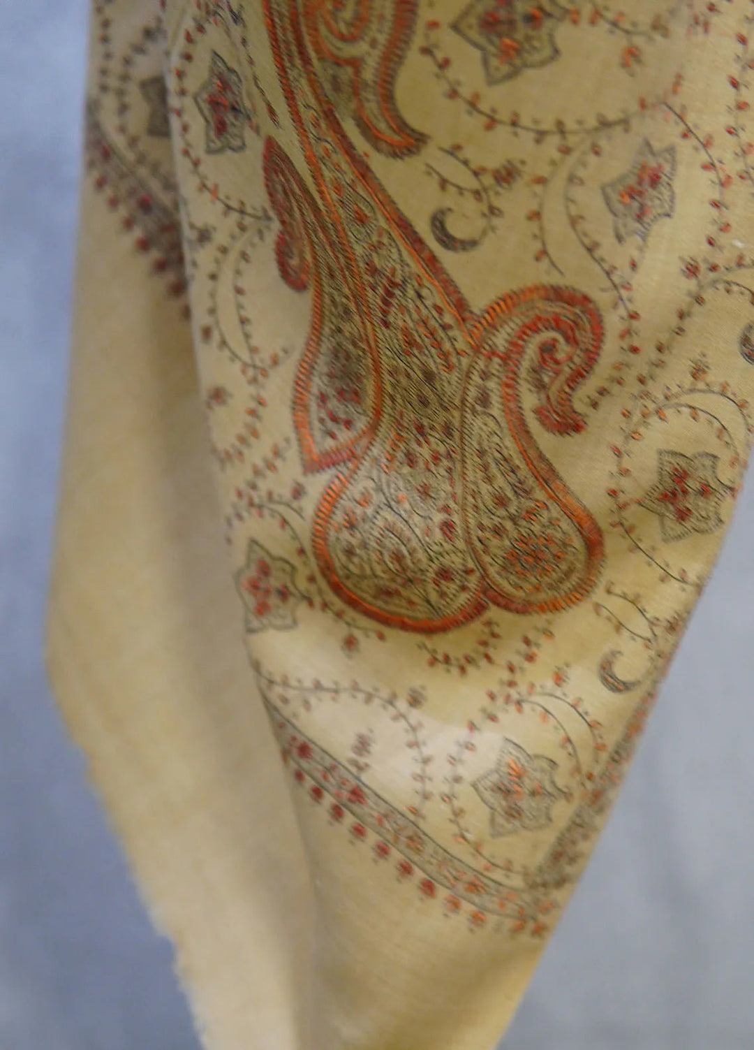 Sanaulla Exclusive Range Pashmina Shawl D-16 Brown 10 - Winter Collection