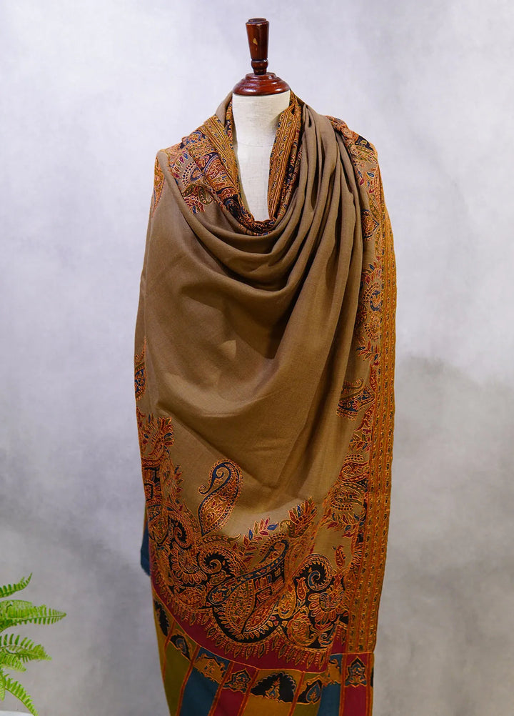Sanaulla Exclusive Range Pashmina Shawl D-49 Multi 3 - Winter Collection