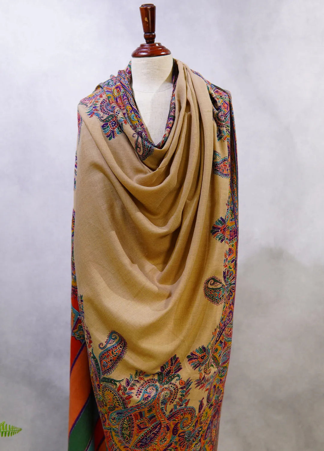 Sanaulla Exclusive Range Pashmina Shawl D-49 Multi 4 - Winter Collection