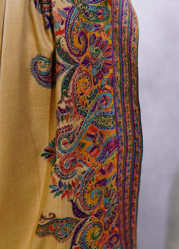 Sanaulla Exclusive Range Pashmina Shawl D-49 Multi 4 - Winter Collection