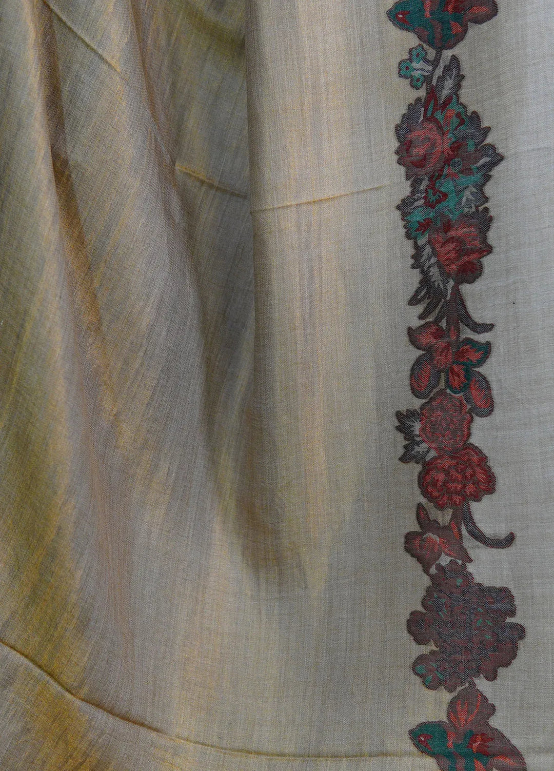 Sanaulla Exclusive Range Pashmina Shawl D-54 Brown 2 - Winter Collection