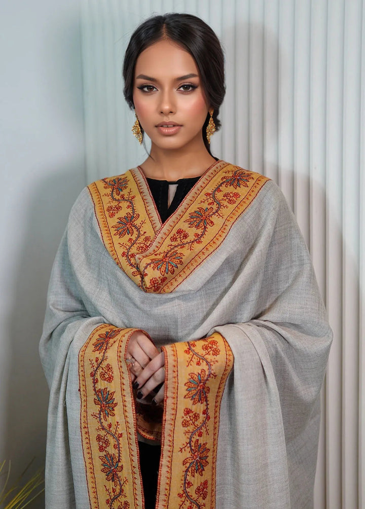 Sanaulla Exclusive Range Pashmina Shawl KPS D-109 Multi 1 - Winter Collection