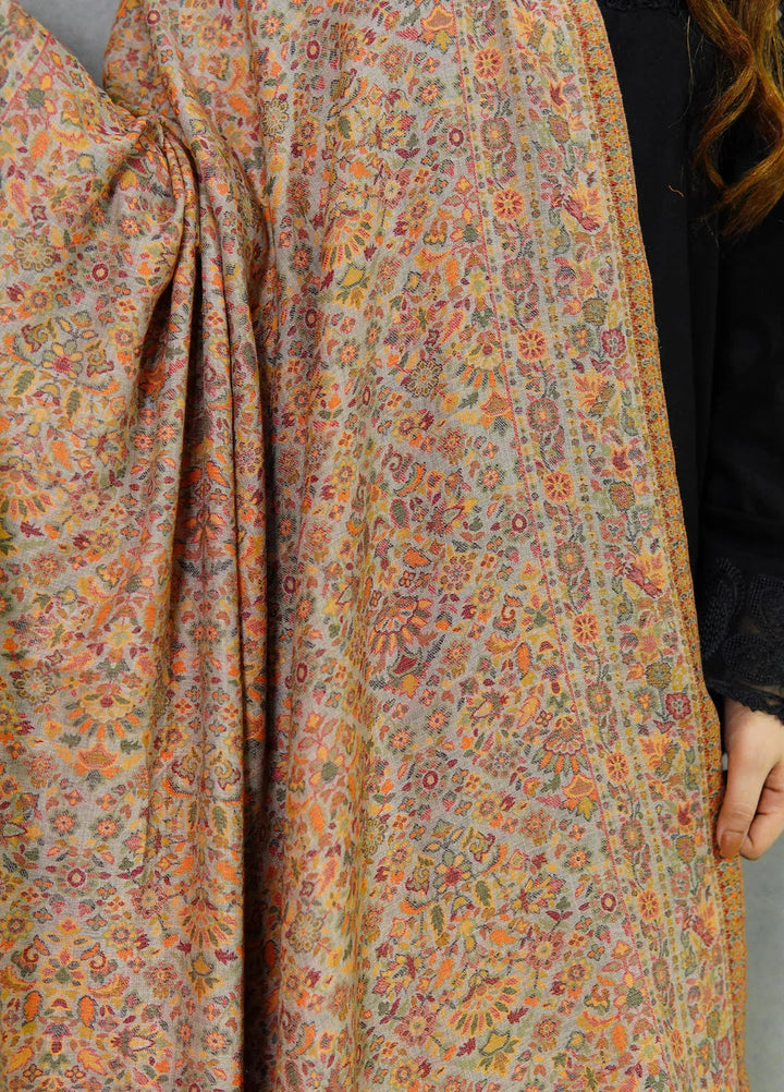 Sanaulla Exclusive Range Pashmina Shawl KPS D-18 Multi 10 - Winter Collection