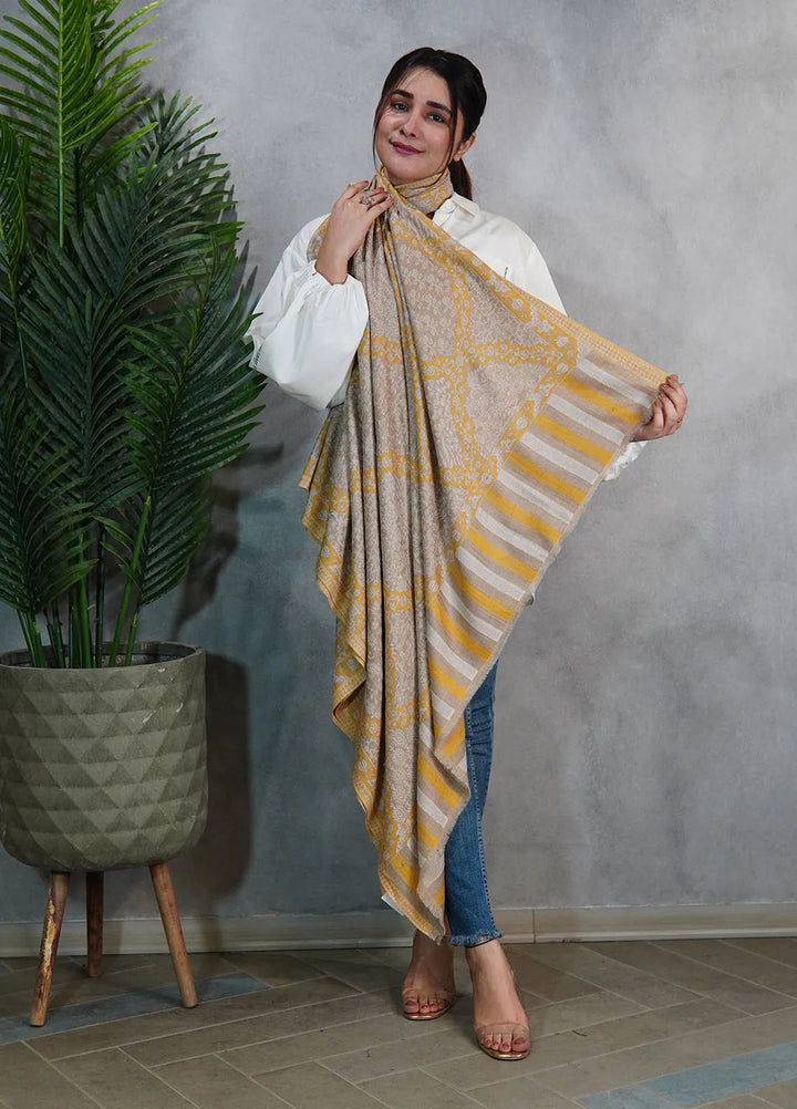 Sanaulla Exclusive Range Pashmina Shawl KPS D-18 Multi 12 - Winter Collection