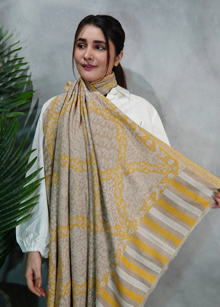 Sanaulla Exclusive Range Pashmina Shawl KPS D-18 Multi 12 - Winter Collection