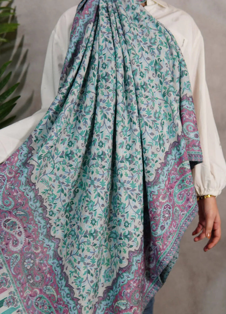 Sanaulla Exclusive Range Pashmina Shawl KPS D-18 Multi 38 - Winter Collection