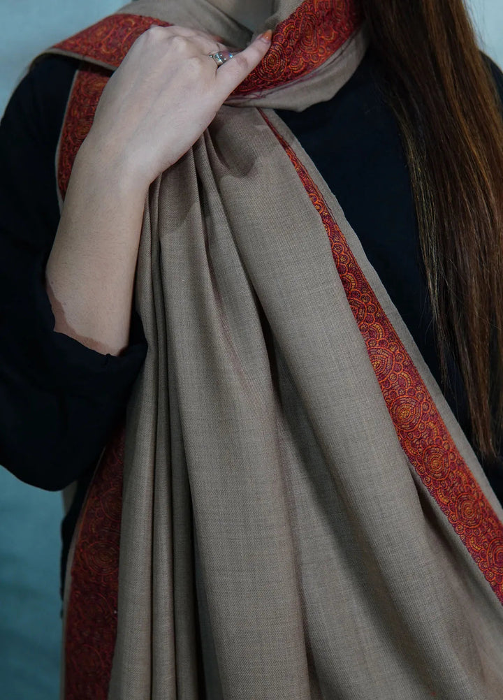 Sanaulla Exclusive Range Pashmina Shawl KPS D-37 Blue - Winter Collection