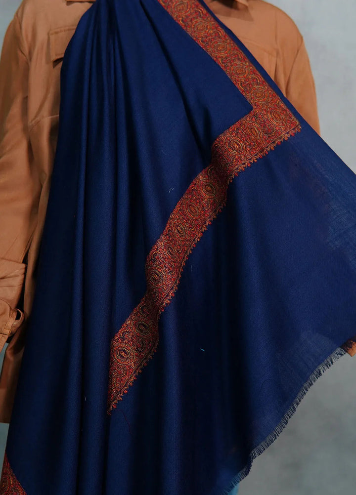 Sanaulla Exclusive Range Pashmina Shawl KPS D-37 Dark Brown - Winter Collection