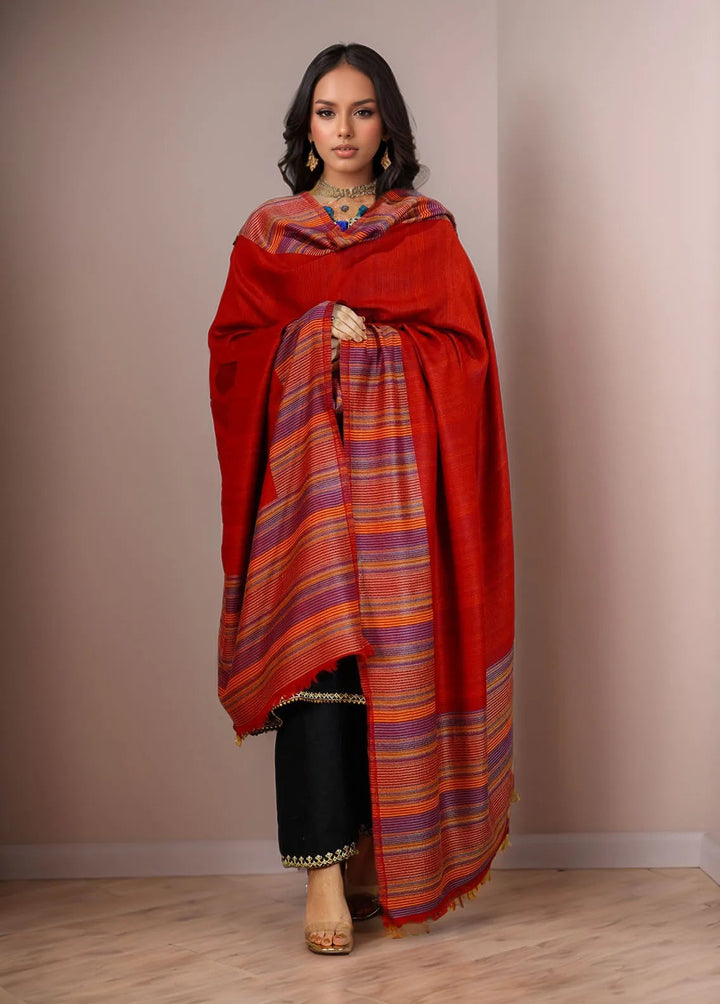 Sanaulla Exclusive Range Pashmina Shawl KPS D-43 Multi 8 - Winter Collection