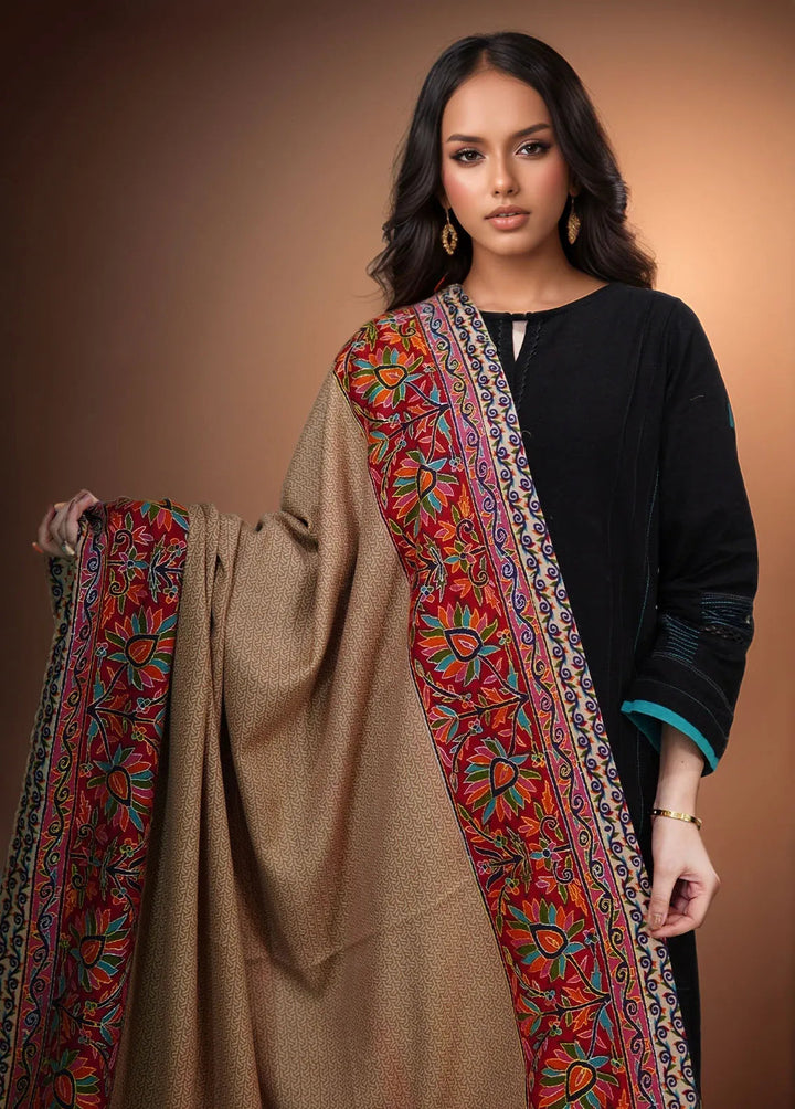 Sanaulla Exclusive Range Pashmina Shawl KPS D-52 Multi 15 - Winter Collection