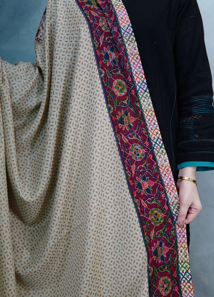 Sanaulla Exclusive Range Pashmina Shawl KPS D-52 Multi 17 - Winter Collection