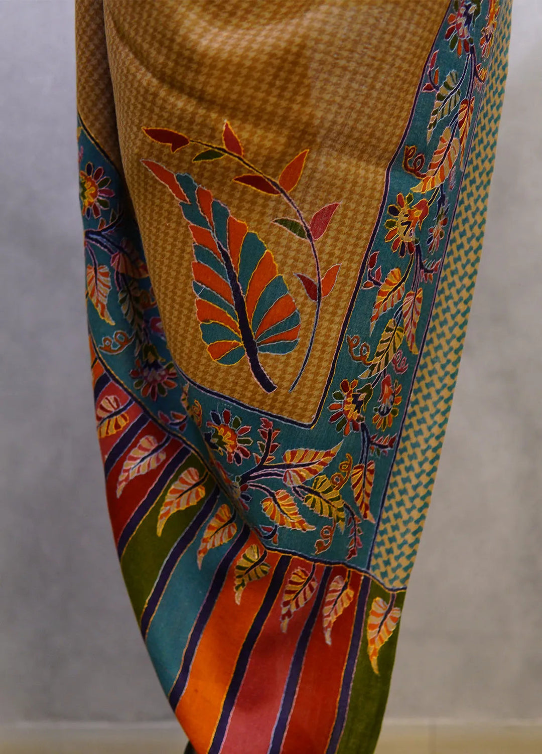 Sanaulla Exclusive Range Pashmina Shawl KPS D-52 Multi 19 - Winter Collection