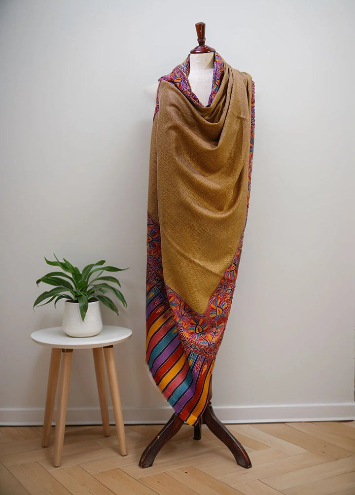 Sanaulla Exclusive Range Pashmina Shawl KPS D-52 Multi 20 - Winter Collection