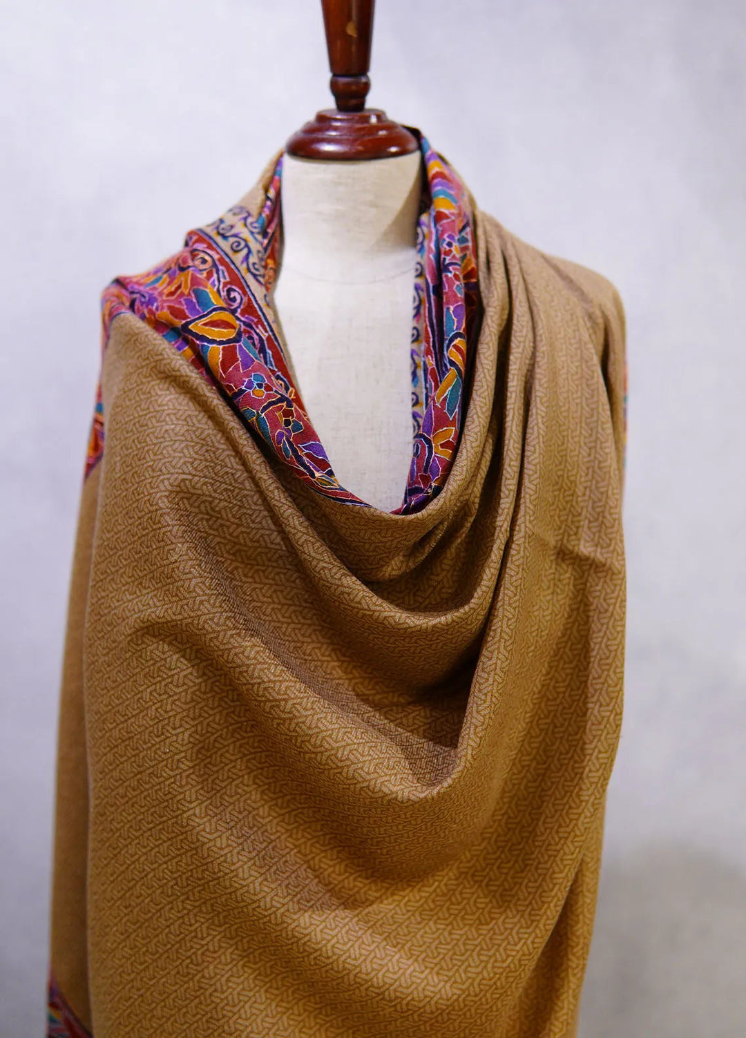 Sanaulla Exclusive Range Pashmina Shawl KPS D-52 Multi 20 - Winter Collection