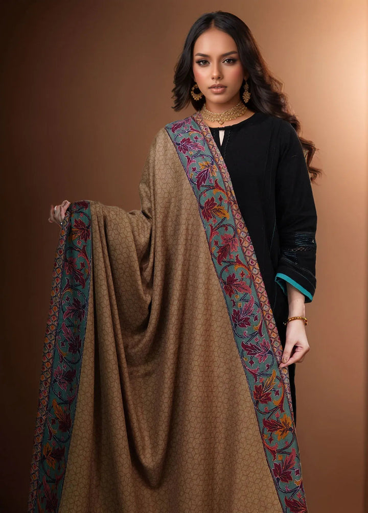 Sanaulla Exclusive Range Pashmina Shawl KPS D-52 Multi 24 - Winter Collection