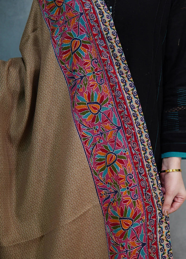 Sanaulla Exclusive Range Pashmina Shawl KPS D-52 Multi 3 - Winter Collection