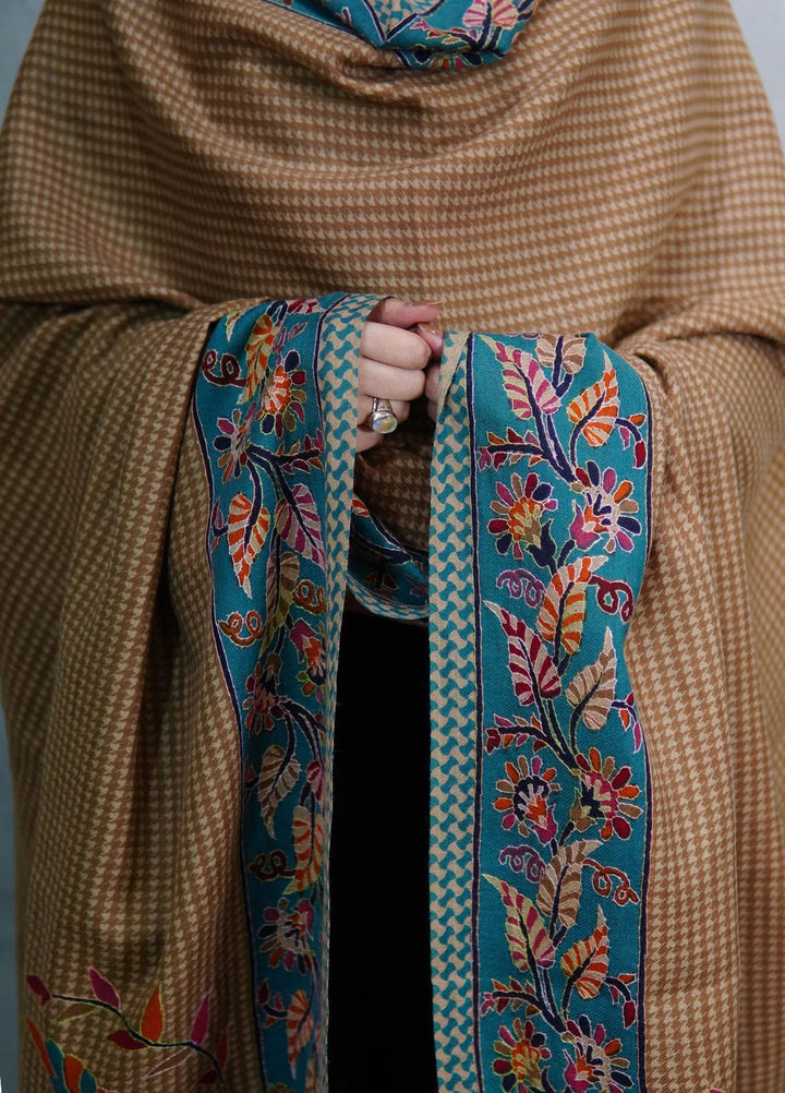 Sanaulla Exclusive Range Pashmina Shawl KPS D-52 Multi 9 - Winter Collection