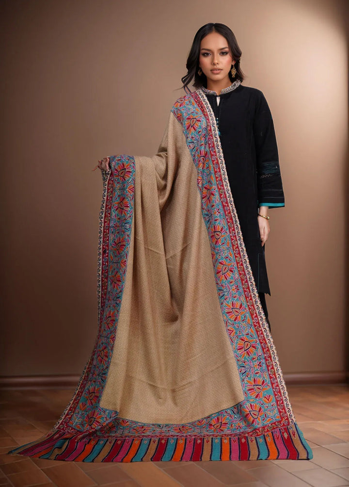 Sanaulla Exclusive Range Pashmina Shawl KPS D-52 Multi - Winter Collection