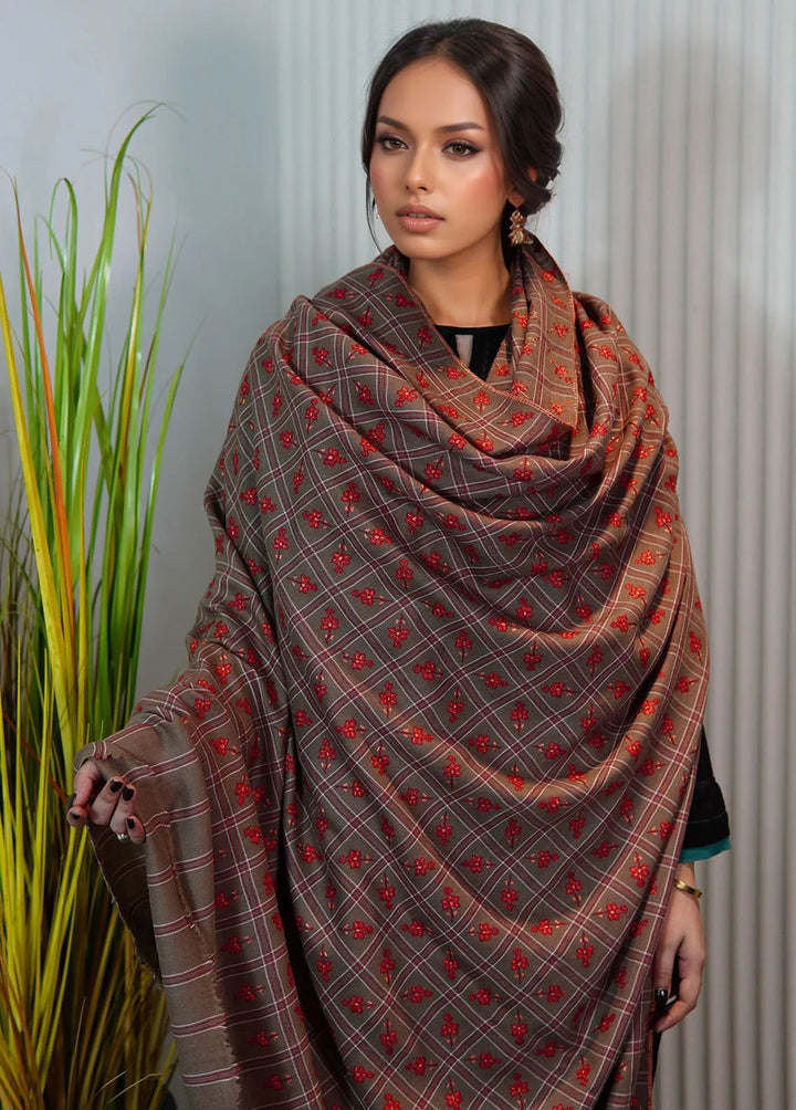 Sanaulla Exclusive Range Pashmina Shawl KPS D-95 Beige - Winter Collection