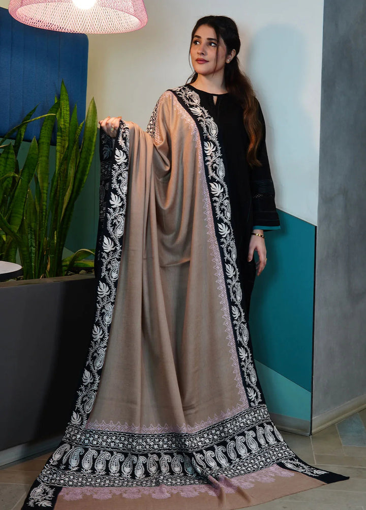 Sanaulla Exclusive Range Pashmina Shawl KPS D-99 Multi 4 - Winter Collection