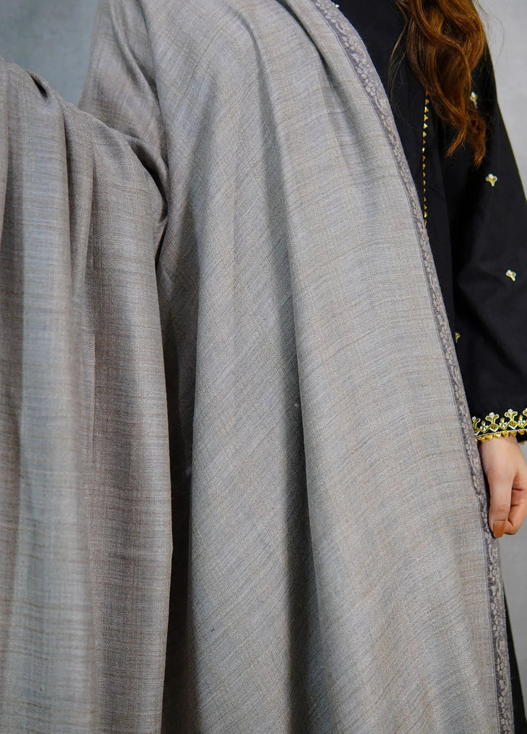 Sanaulla Exclusive Range Pashmina Shawl MAMA D-22 Multi 2 - Winter Collection