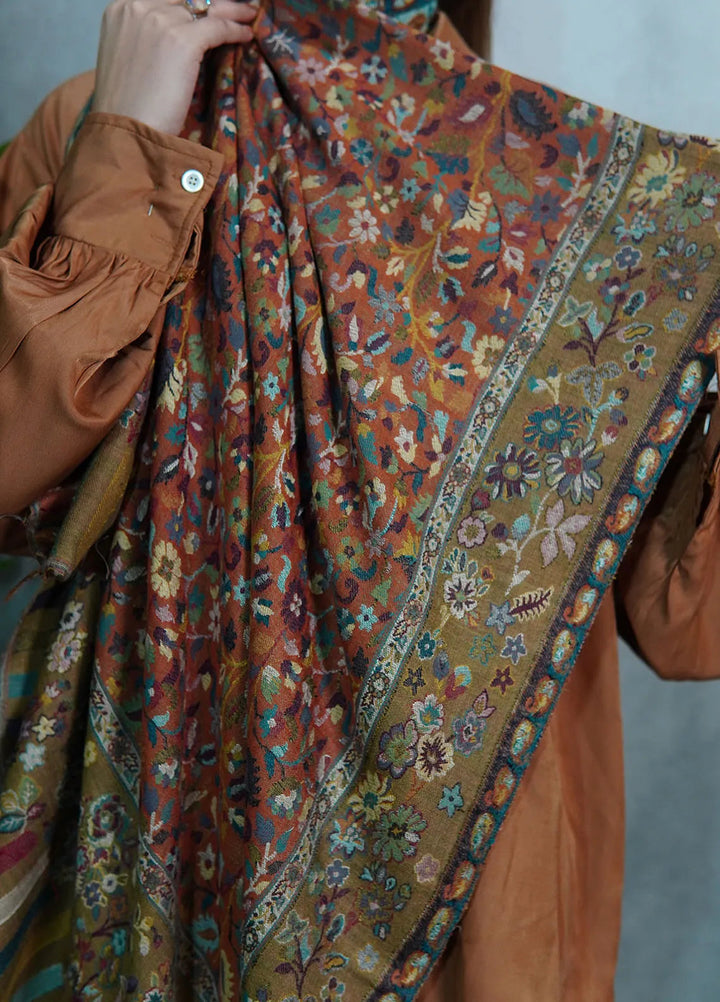 Sanaulla Exclusive Range Pashmina Shawl MAMA D-25 Multi 2 - Winter Collection