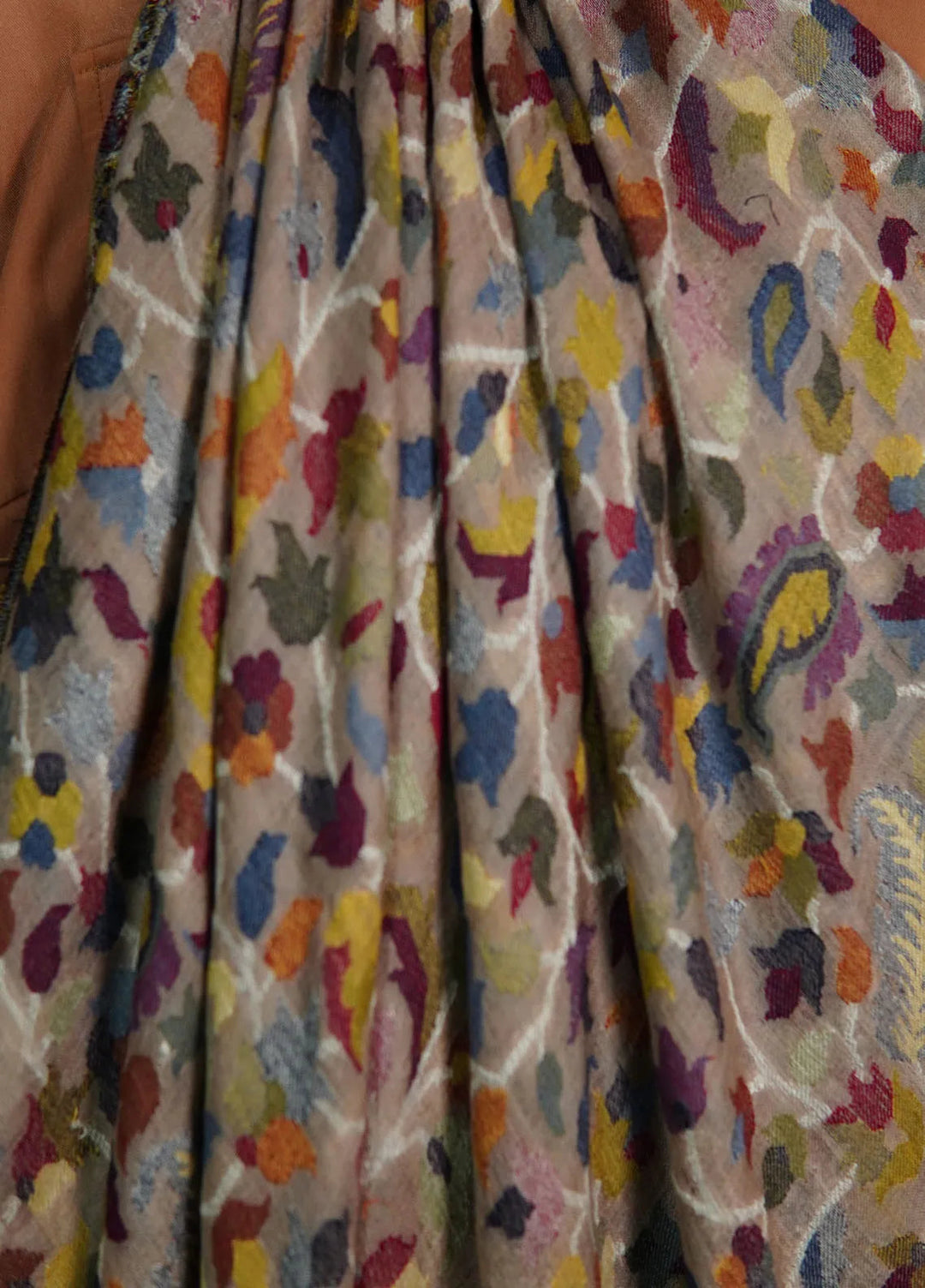 Sanaulla Exclusive Range Pashmina Shawl MAMA D-25 Multi 6 - Winter Collection