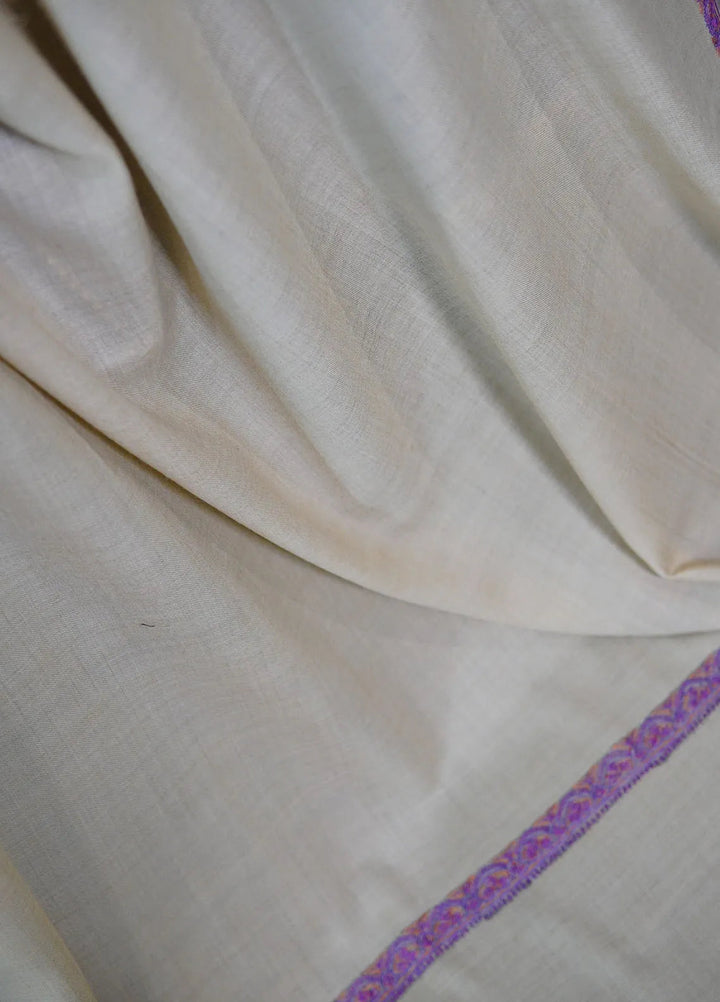 Sanaulla Exclusive Range Pashmina Shawl MAMA D-6 Fawn 2 - Winter Collection