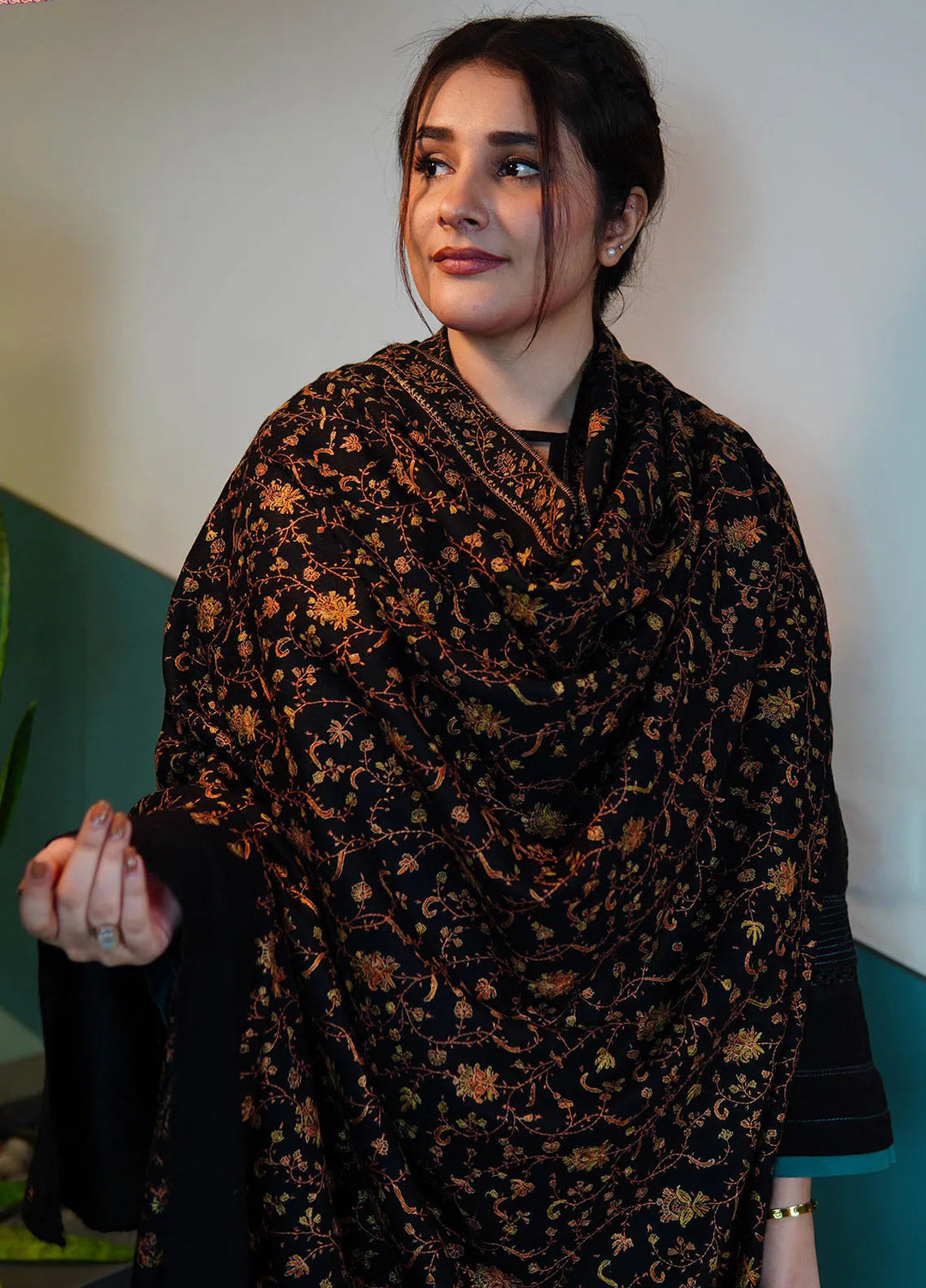 Sanaulla Exclusive Range Pashmina Shawl Shawl Fancy - Winter Collection