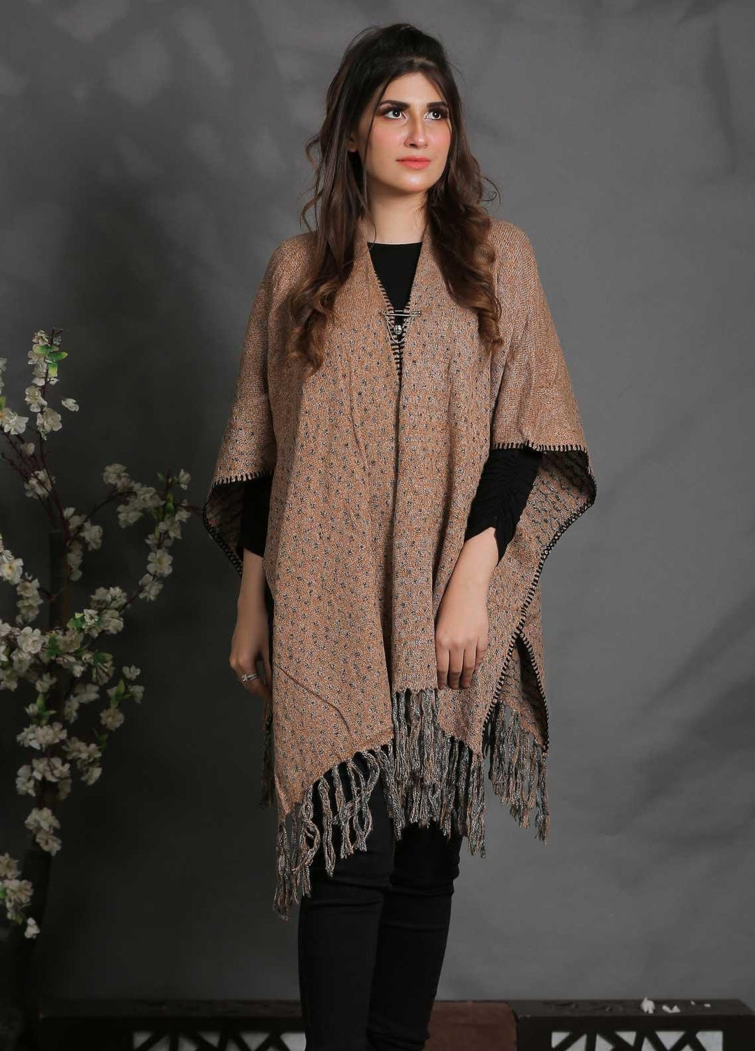 Cap Shawl Beechtree Cape Shawl Sanaulla Exclusive Range Fancy