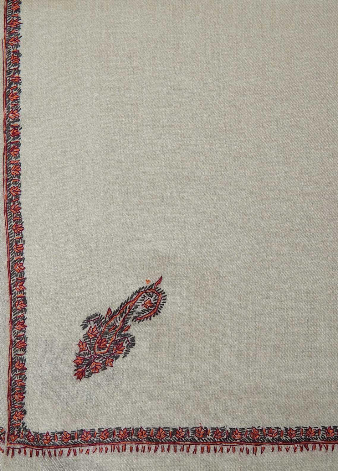 Sanaulla Exclusive Range  Pashmina  Shawls Kingri T DD KPS-21 Fawn03 - Pashmina Shawls