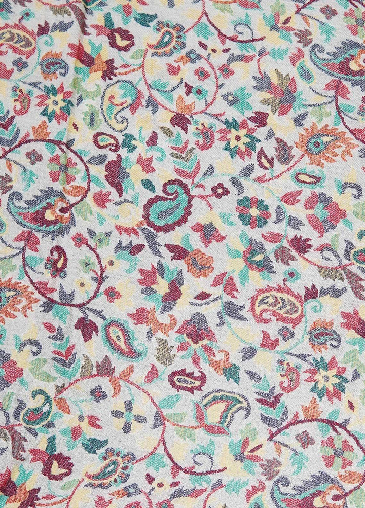 Sanaulla Exclusive Range  Pashmina  Shawls MAMA-02 Grey - Pashmina Shawls