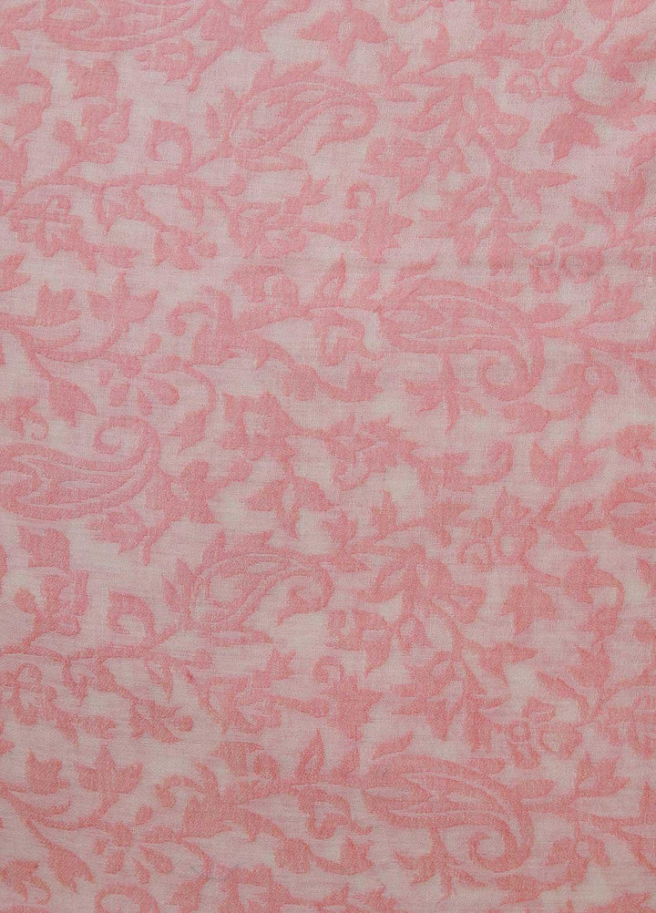 Sanaulla Exclusive Range  Pashmina  Shawls MAMA-35 Pink-1 - Pashmina Shawls