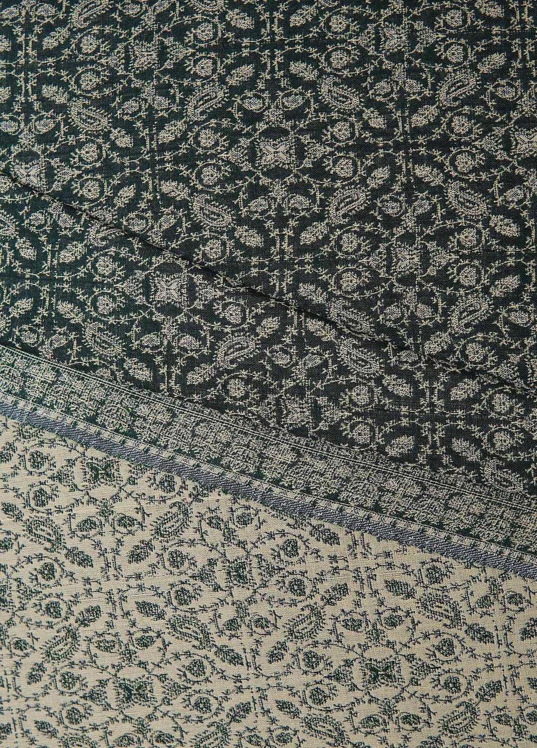 Sanaulla Exclusive Range  Pashmina  Shawls AKP-22 Green 06 - Pashmina Shawls