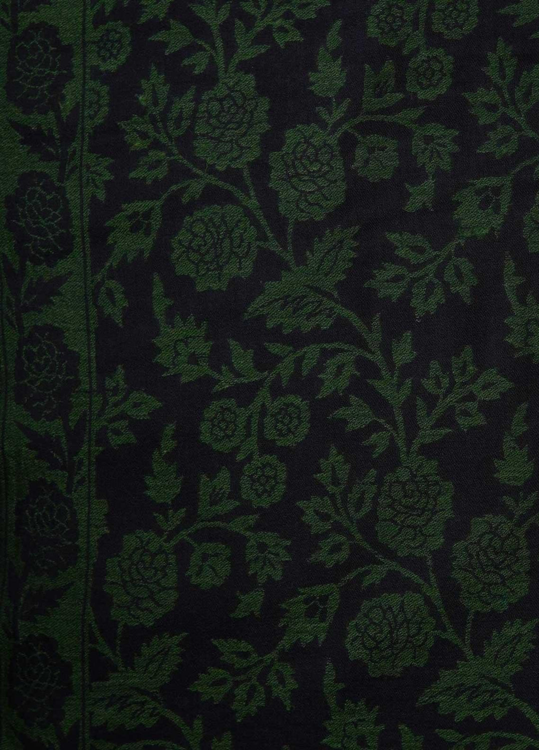 Sanaulla Exclusive Range  Pashmina  Shawls MAMA-35 Green-2 - Pashmina Shawls