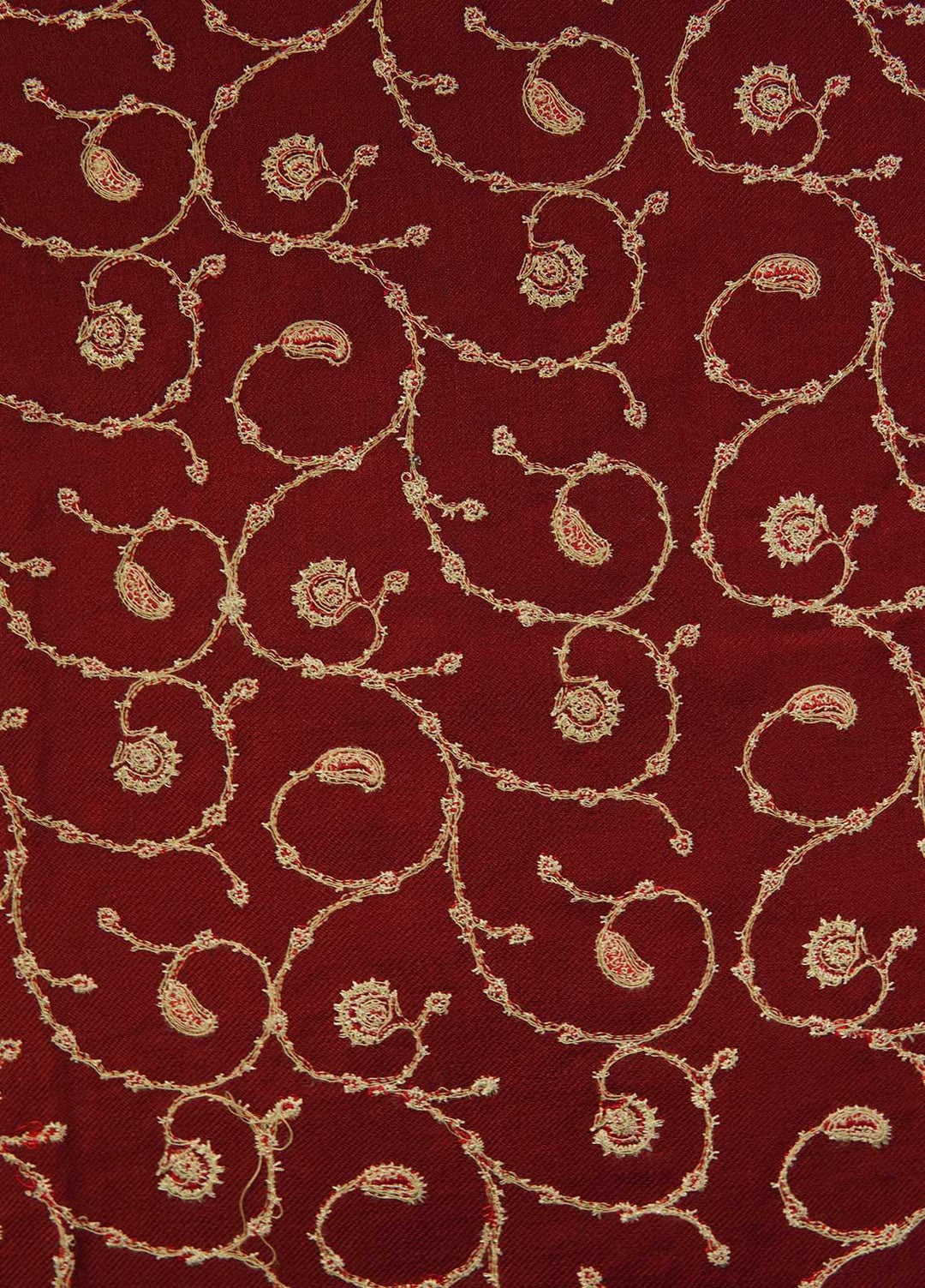 Sanaulla Exclusive Range  Pashmina  Shawls AKP-20 Maroon 01 - Pashmina Shawls