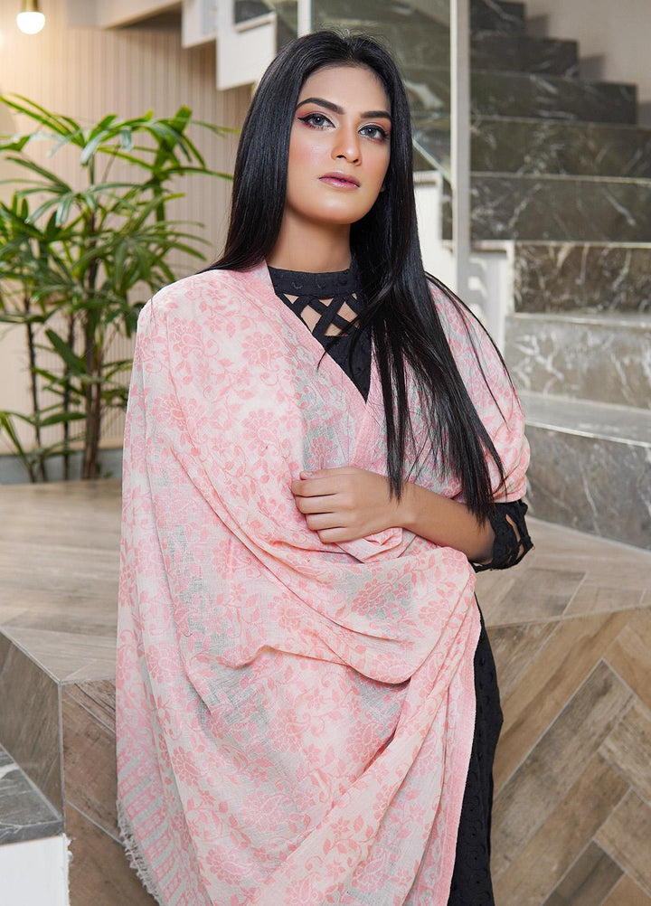 Sanaulla Exclusive Range  Pashmina  Shawls MAMA-35 Pink-2 - Pashmina Shawls