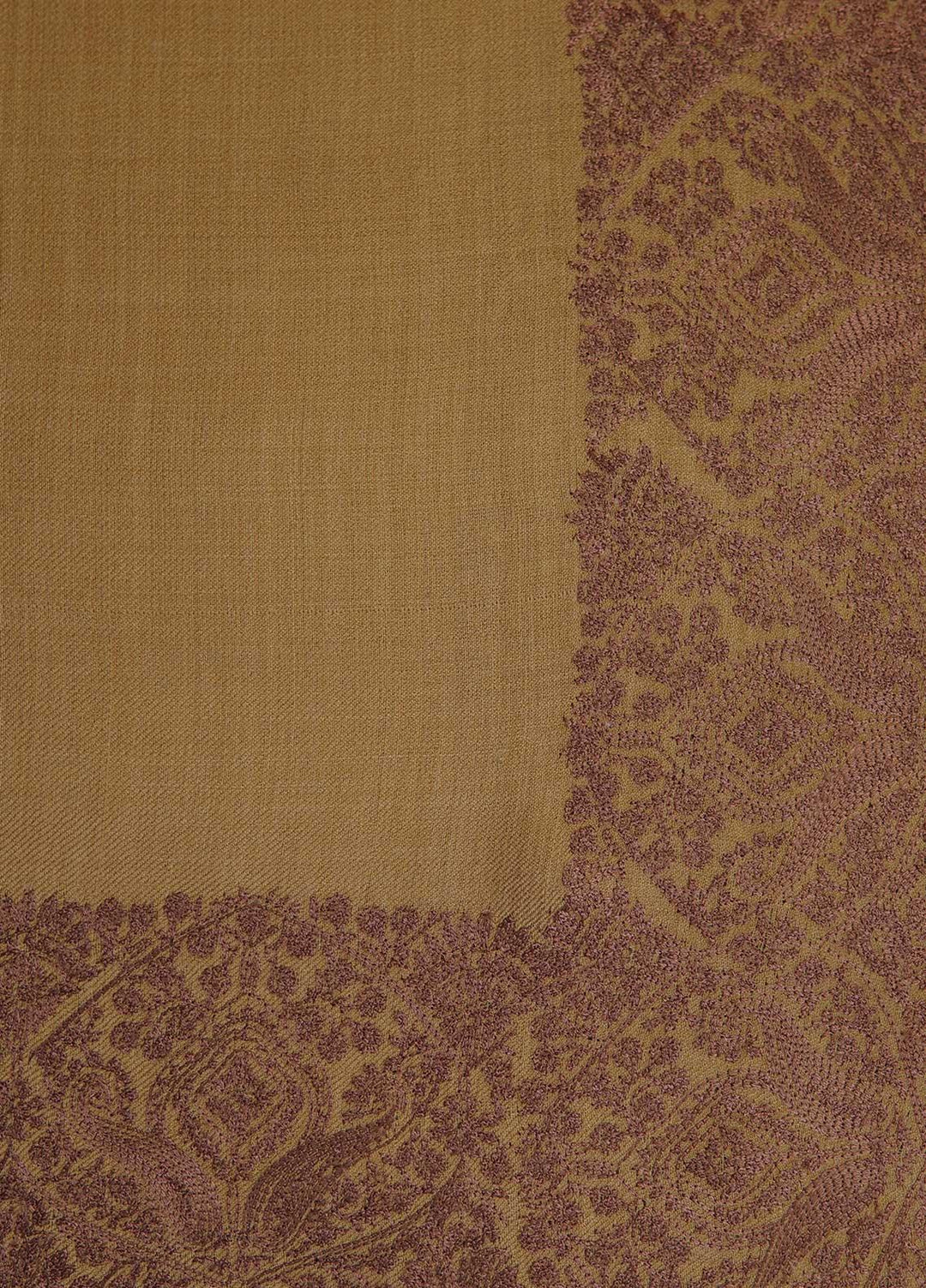 Sanaulla Exclusive Range  Pashmina  Shawls AKP-10 L Yellow - Pashmina Shawls