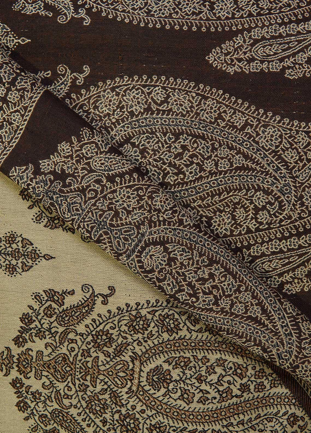 Sanaulla Exclusive Range  Pashmina  Shawls AKP-22 D Brown - Pashmina Shawls