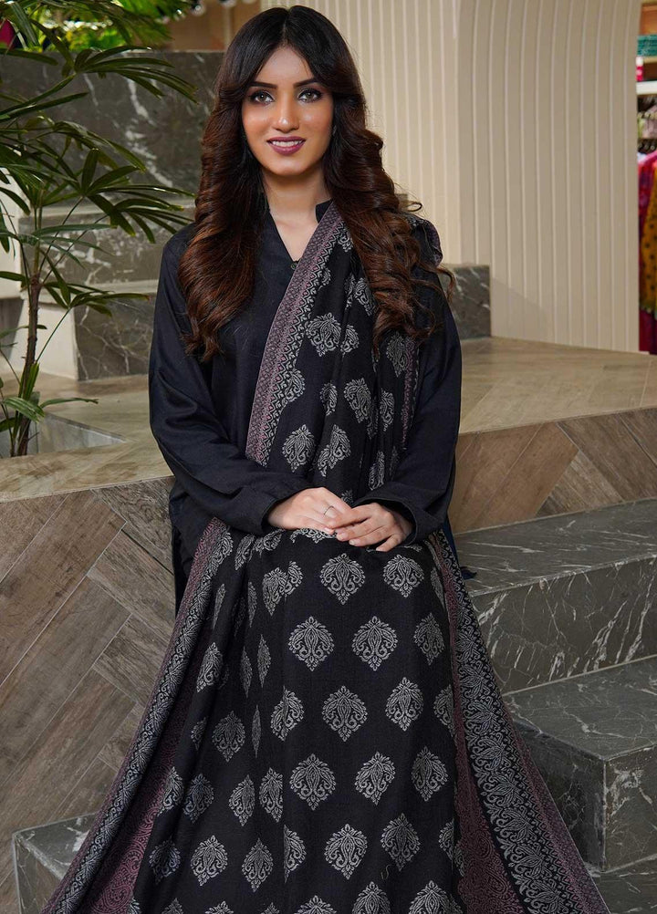 Sanaulla Exclusive Range  Pashmina  Shawls MAMA-12 Blue-1 - Pashmina Shawls