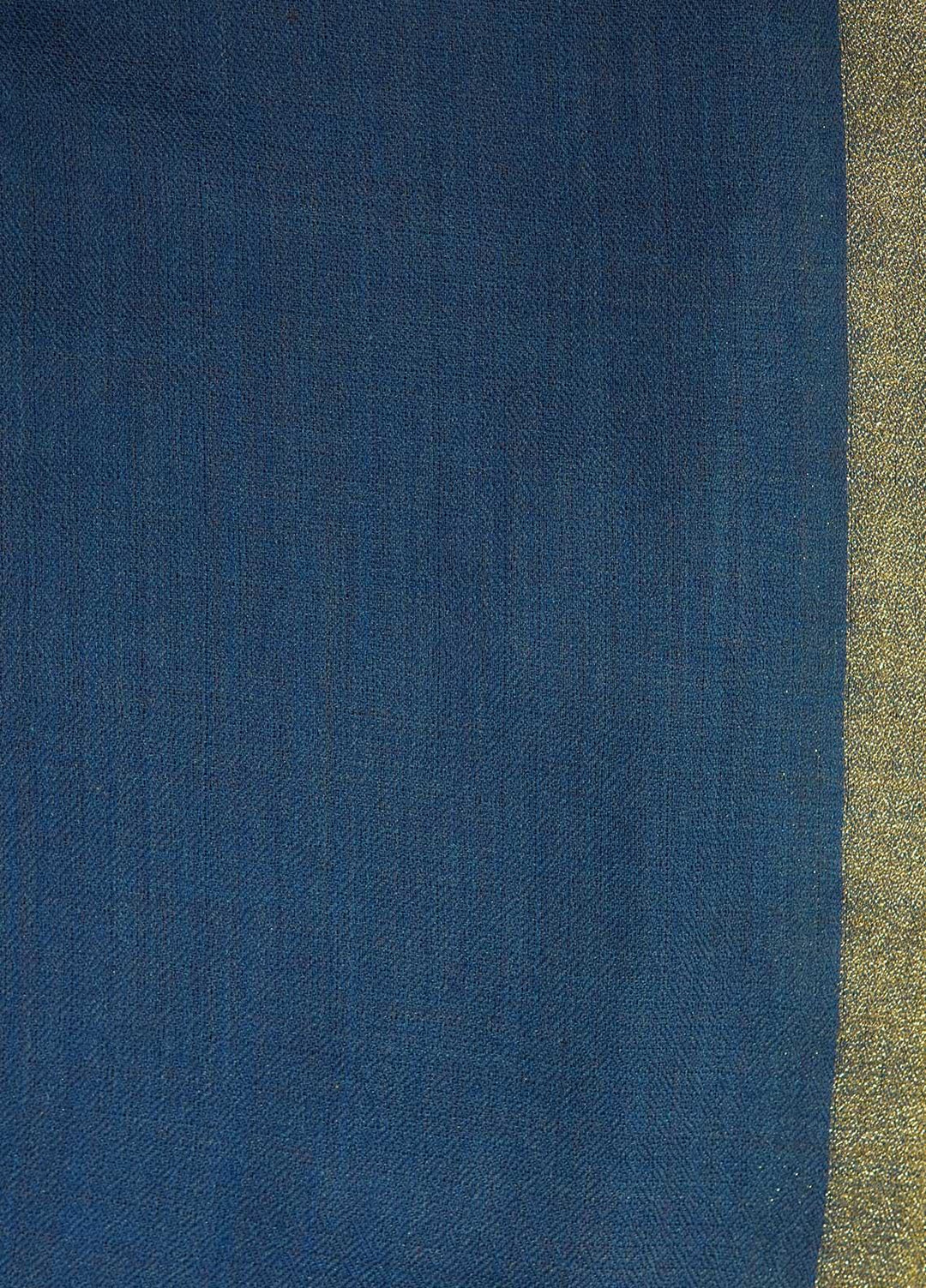 Sanaulla Exclusive Range  Pashmina  Shawls MAMA-41 Royal Blue - Pashmina Shawls