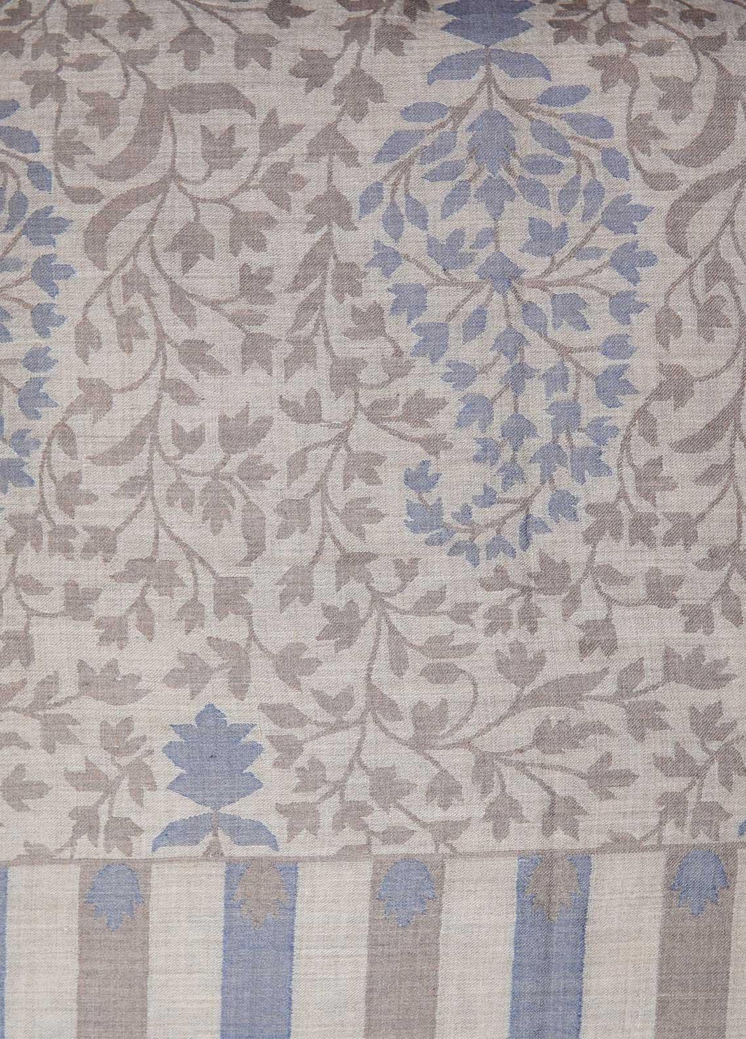 Sanaulla Exclusive Range  Pashmina  Shawls MAMA-12 Grey-2 - Pashmina Shawls