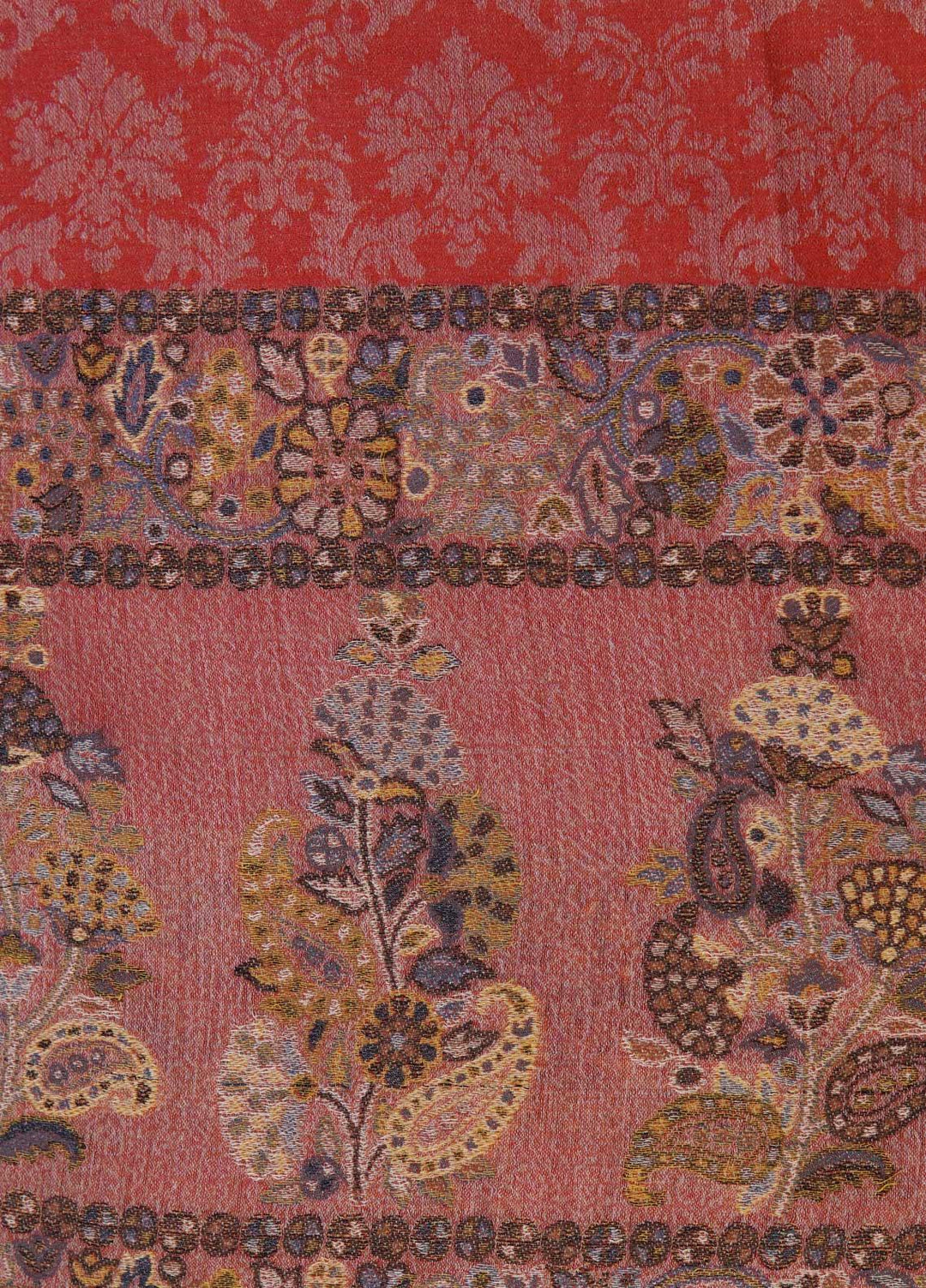 Sanaulla Exclusive Range  Pashmina  Shawls MAMA-09 Pink-1 - Pashmina Shawls