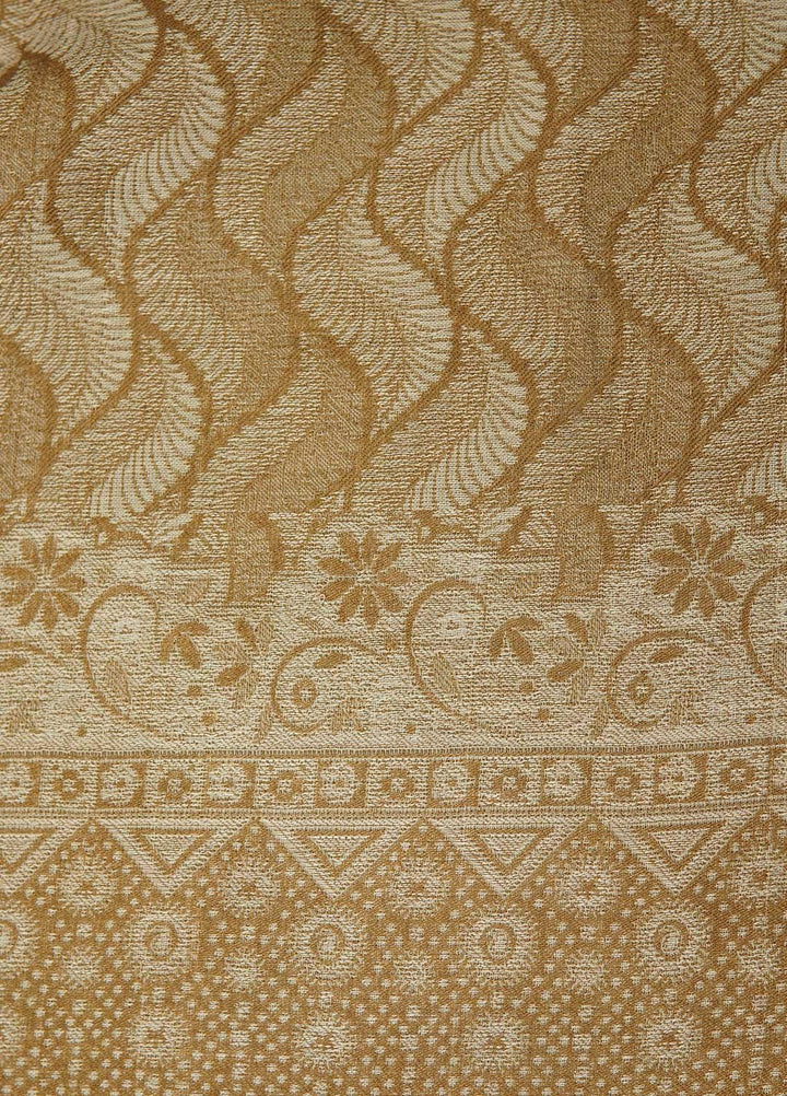 Sanaulla Exclusive Range  Pashmina  Shawls AKP-22 L Brown 02 - Pashmina Shawls