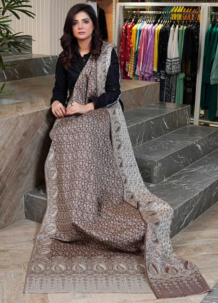 Sanaulla Exclusive Range  Pashmina  Shawls AKP-22 Beige 04 - Pashmina Shawls