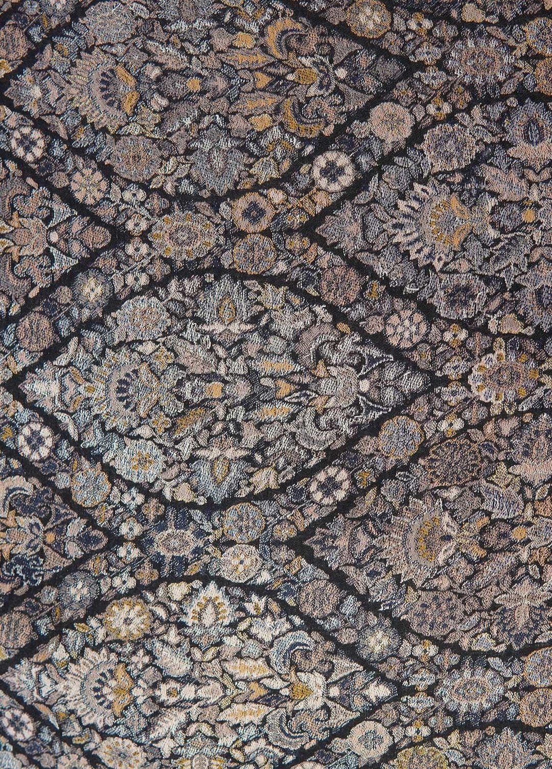 Sanaulla Exclusive Range  Pashmina  Shawls MAMA-32 Multi-3 - Pashmina Shawls