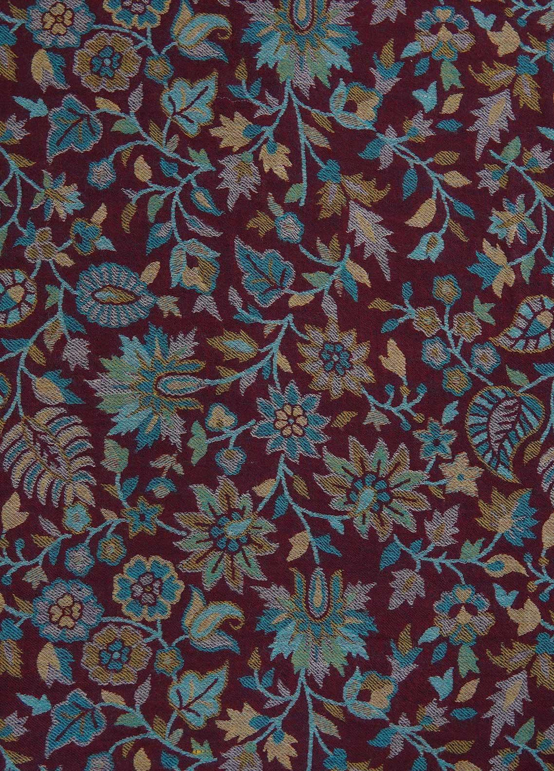 Sanaulla Exclusive Range  Pashmina  Shawls MAMA-02 Purple-2 - Pashmina Shawls