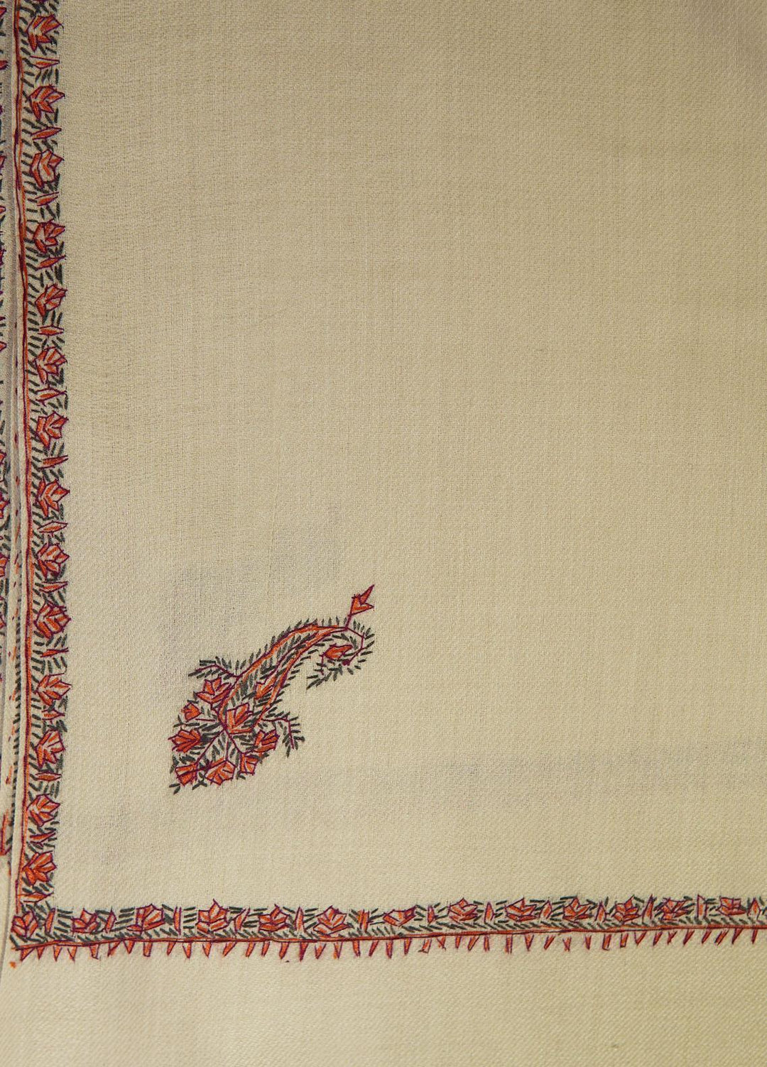 Sanaulla Exclusive Range  Pashmina  Shawls Kingri T DD KPS-21 Fawn04 - Pashmina Shawls