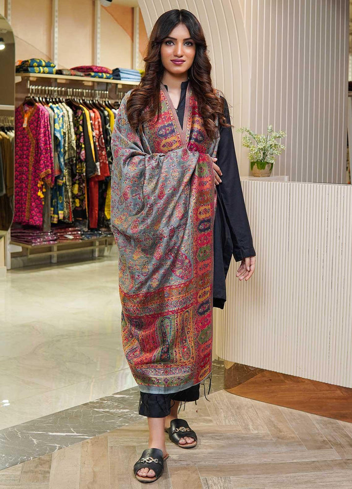 Sanaulla Exclusive Range  Pashmina  Shawls MAMA-11 Multi-1 - Pashmina Shawls